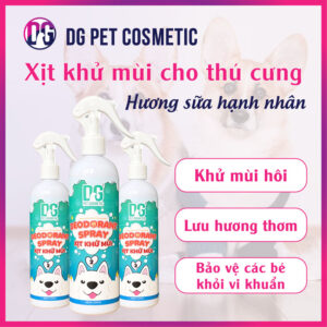 Xịt Khử Mùi Chó Mèo DG Pet 02
