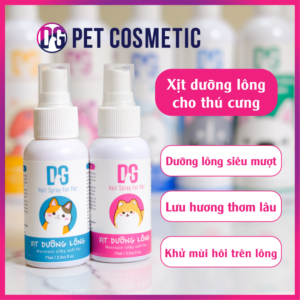 Xịt Dưỡng Lông Nước Hoa DG Pet